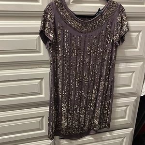 French Connection beaded mini shift dress, 2